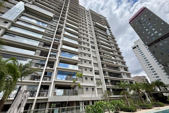 Fachada de apartamento para alugar com 2 quartos, 113m² em Campo Belo, São Paulo