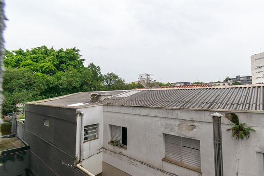 Vista da Sacada da Suíte de apartamento para alugar com 1 quarto, 27m² em Vila Guarani (zona Sul), São Paulo
