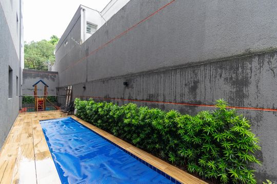 Área comum - Piscina de apartamento para alugar com 1 quarto, 27m² em Vila Guarani (zona Sul), São Paulo