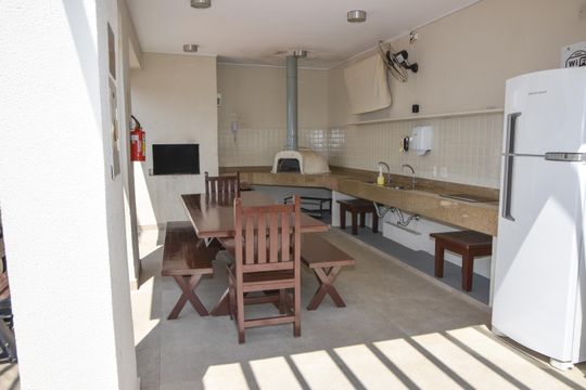 Área comum - Churrasqueira de apartamento à venda com 2 quartos, 87m² em Jardim Trevo, Jundiaí
