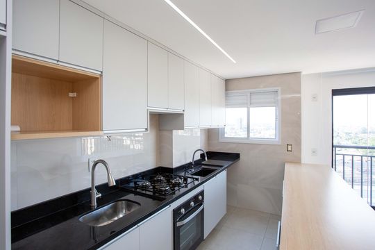 Cozinha de apartamento para alugar com 2 quartos, 51m² em Centro, Diadema