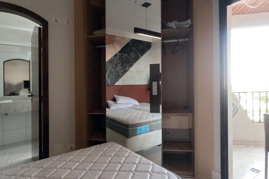 Quarto 1 de apartamento para alugar com 1 quarto, 50m² em Gonzaga, Santos