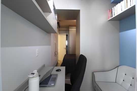 Quarto Suíte de apartamento à venda com 1 quarto, 67m² em Moema, São Paulo