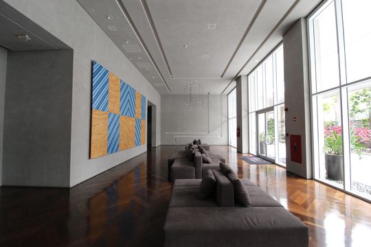 Hall Social de apartamento à venda com 1 quarto, 67m² em Moema, São Paulo