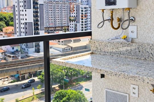 Varanda de apartamento para alugar com 1 quarto, 26m² em Vila Dom Pedro II, São Paulo