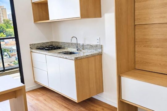 Cozinha/Sala de apartamento para alugar com 1 quarto, 26m² em Vila Dom Pedro II, São Paulo