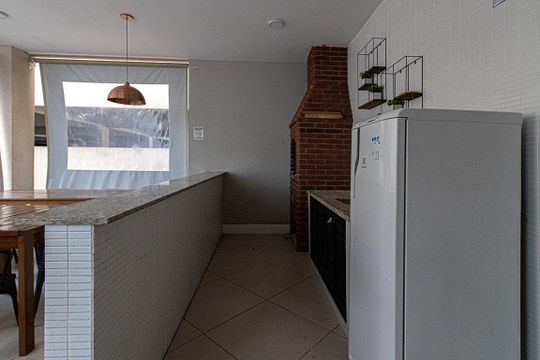 churrasqueira_4 de kitnet/studio para alugar com 2 quartos, 42m² em Jardim Santa Emilia, São Paulo