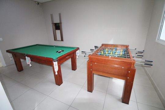 Área comum - Sala de Jogos de apartamento para alugar com 2 quartos, 62m² em Jardim Oriente, São José dos Campos