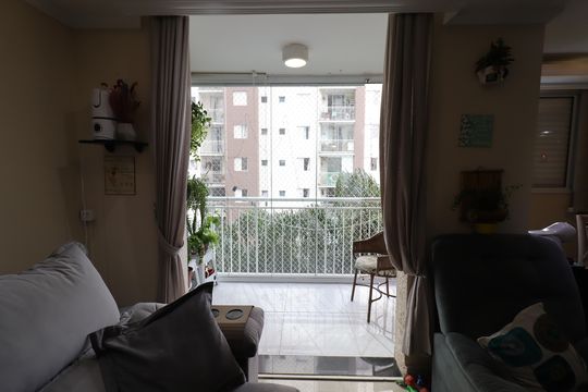 Varanda de apartamento à venda com 2 quartos, 69m² em Jardim Prudência, São Paulo