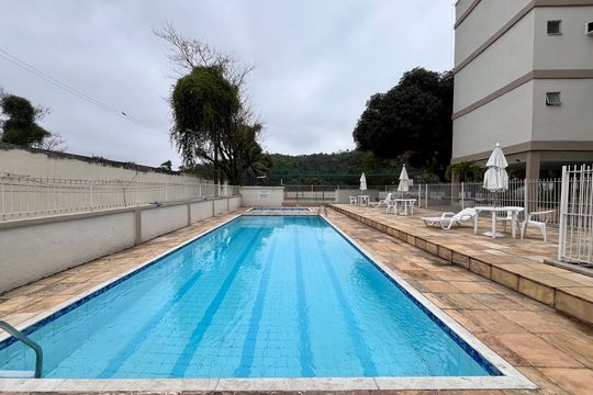 Área comum - Piscina de apartamento para alugar com 4 quartos, 96m² em Jacarepaguá, Rio de Janeiro