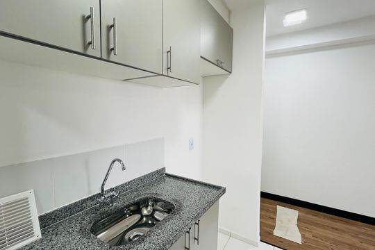 Cozinha de apartamento para alugar com 3 quartos, 64m² em Botafogo, Campinas