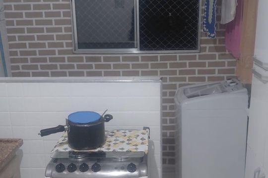 Cozinha de apartamento à venda com 2 quartos, 48m² em Baeta Neves, São Bernardo do Campo