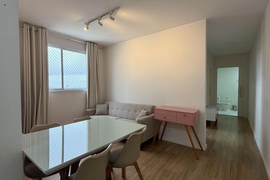Sala de apartamento para alugar com 2 quartos, 50m² em Castelo, Santos