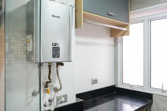 Área de serviço de apartamento à venda com 2 quartos, 69m² em Fundação, São Caetano do Sul