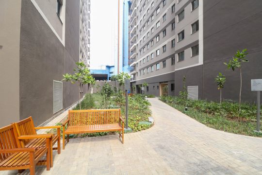Área comum de apartamento para alugar com 2 quartos, 34m² em Vila Andrade, São Paulo