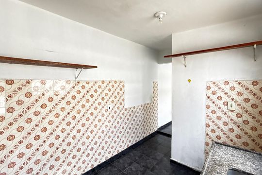 Cozinha de casa para alugar com 1 quarto, 55m² em Jardim Utinga, Santo André