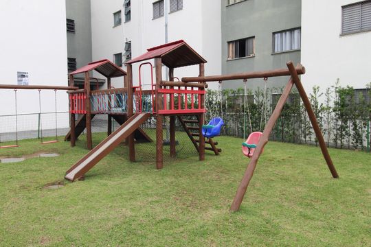 Área comum - Playground de apartamento para alugar com 2 quartos, 48m² em Palmeiras de São José, São José dos Campos