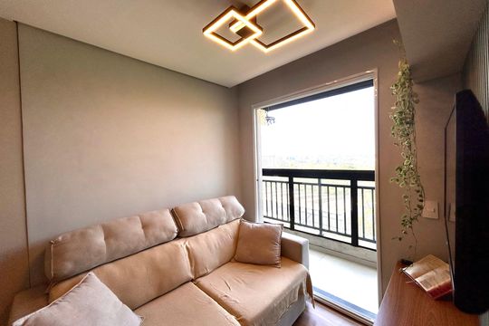 Sala  de apartamento à venda com 2 quartos, 44m² em Usina Piratininga, São Paulo