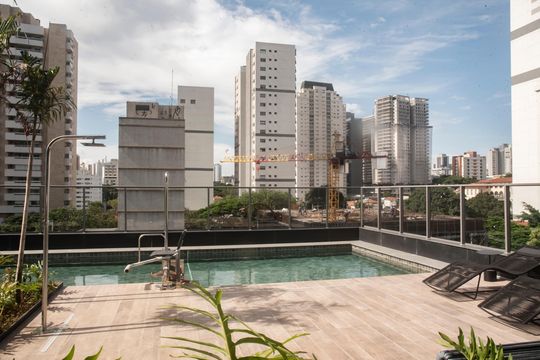 Área comum - Piscina de kitnet/studio à venda com 1 quarto, 29m² em Vila Clementino, São Paulo