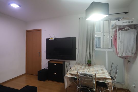 Sala de apartamento à venda com 2 quartos, 40m² em Mato Grande, Canoas