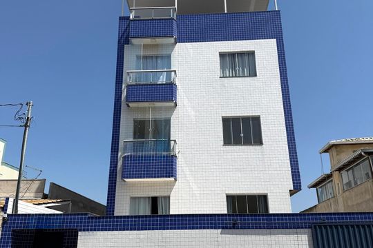 Fachada de apartamento à venda com 3 quartos, 60m² em Europa, Contagem
