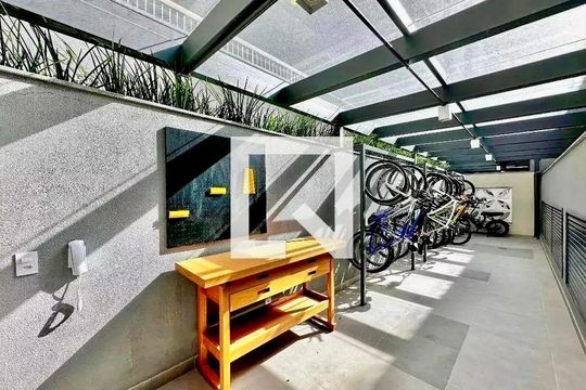 Bicicletário  de apartamento para alugar com 1 quarto, 30m² em Brooklin, São Paulo