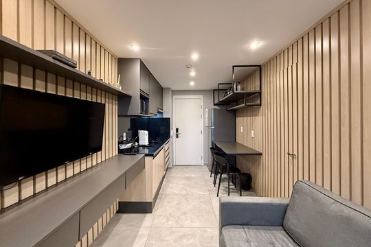 Apartamento para alugar com 1 quarto, 30m² em Brooklin, São Paulo