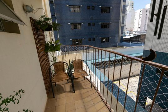 VARANDA de apartamento à venda com 1 quarto, 50m² em Centro, Campinas