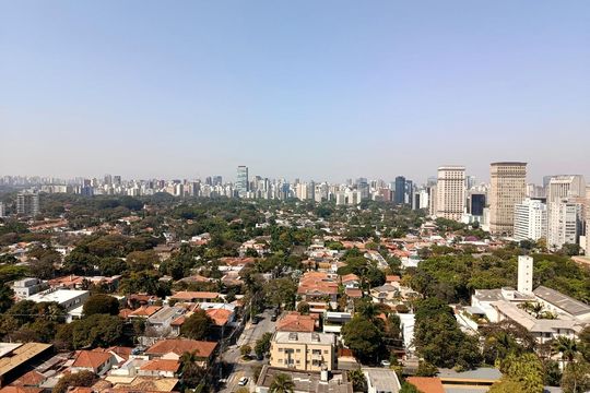 Vista da Piscina de apartamento para alugar com 1 quarto, 45m² em Jardim Paulistano, São Paulo
