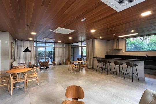 Área comum de kitnet/studio para alugar com 1 quarto, 37m² em Jardim Paulista, São Paulo