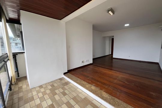 Varanda da Sala de apartamento para alugar com 3 quartos, 103m² em Barra da Tijuca, Rio de Janeiro