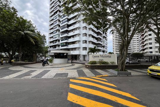 Fachada do Prédio de apartamento para alugar com 3 quartos, 103m² em Barra da Tijuca, Rio de Janeiro