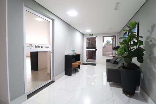 Hall social de apartamento para alugar com 2 quartos, 58m² em Segismundo Pereira, Uberlândia
