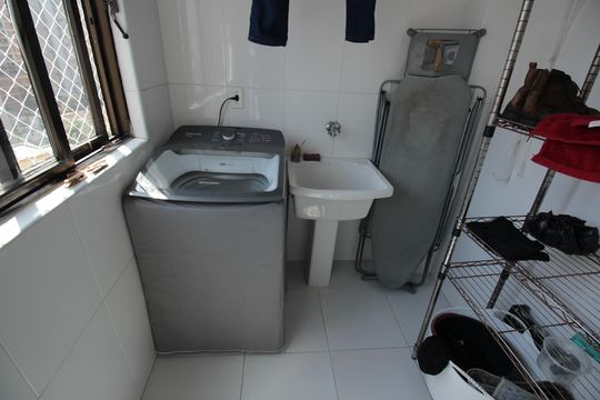 Área de Serviço de apartamento para alugar com 1 quarto, 63m² em Boqueirão, Santos