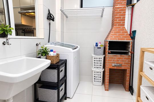 Área de Serviço de casa de condomínio à venda com 2 quartos, 59m² em Santa Maria, Osasco