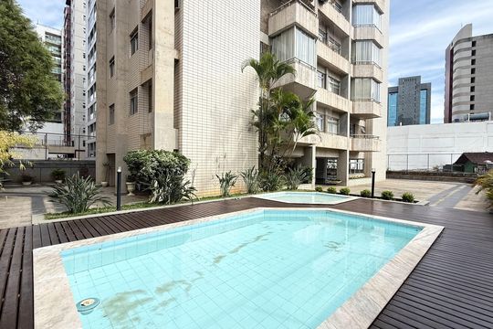 Área comum - Piscina de apartamento à venda com 3 quartos, 96m² em Carmo, Belo Horizonte