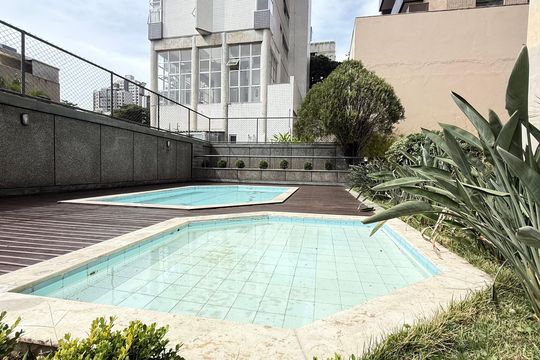 Área comum - Piscina de apartamento à venda com 3 quartos, 96m² em Carmo, Belo Horizonte