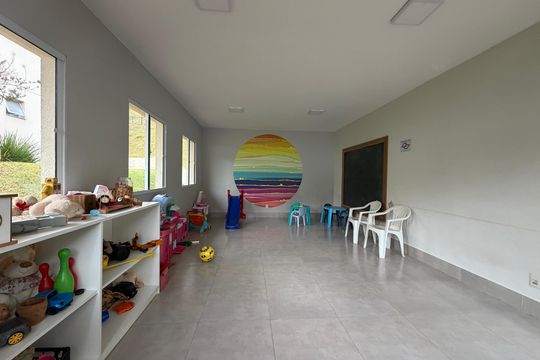 Área comum - Brinquedoteca de apartamento à venda com 1 quarto, 37m² em Jardim Promeca, Várzea Paulista
