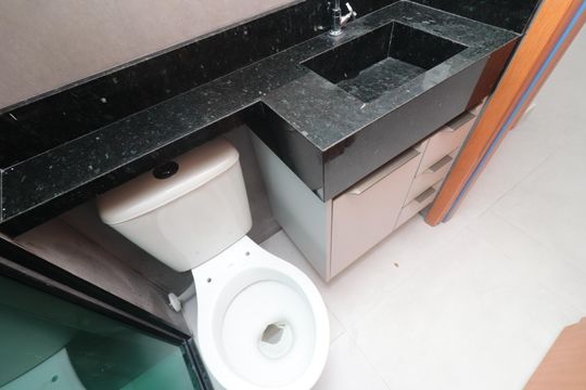Banheiro de apartamento para alugar com 2 quartos, 41m² em Parada Xv de Novembro, São Paulo