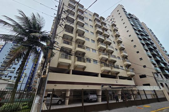 Fachada de apartamento para alugar com 1 quarto, 50m² em Aviação, Praia Grande