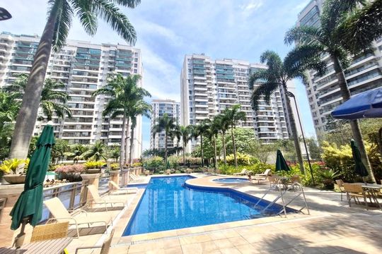 Área comum - Piscina de apartamento para alugar com 2 quartos, 79m² em Barra Olímpica, Rio de Janeiro