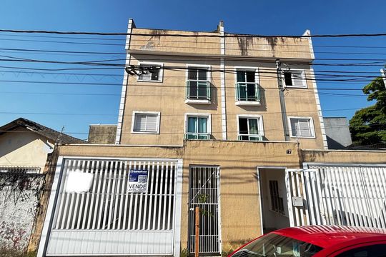 Fachada de apartamento à venda com 2 quartos, 85m² em Jardim Stetel, Santo André