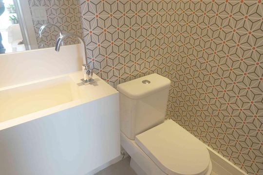 Lavabo de apartamento à venda com 2 quartos, 123m² em Tamboré, Santana de Parnaíba
