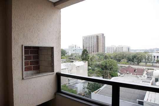 Varanda de apartamento à venda com 1 quarto, 49m² em Centro Histórico, Porto Alegre
