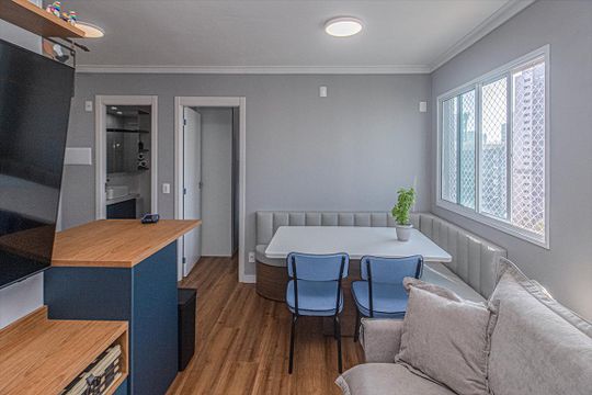 sala_3 de apartamento à venda com 1 quarto, 34m² em Vila da Saúde, São Paulo
