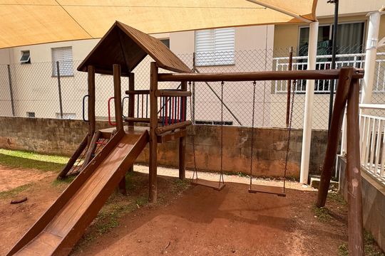 Área comum - Playground de apartamento para alugar com 2 quartos, 55m² em Jardim Rio das Pedras, Cotia