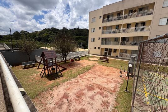 Área comum - Churrasqueira de apartamento para alugar com 2 quartos, 55m² em Jardim Rio das Pedras, Cotia