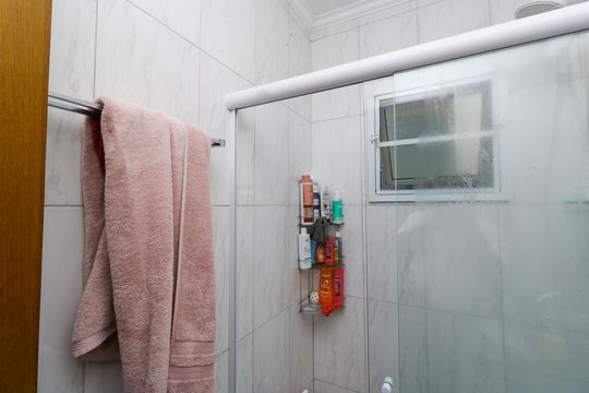 Banheiro Social de apartamento para alugar com 4 quartos, 140m² em Vila Assunção, Santo André
