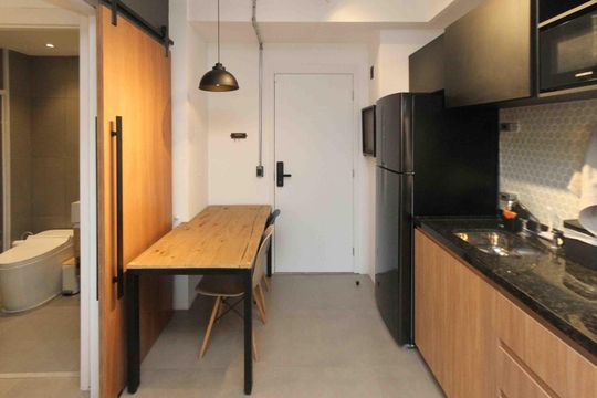 Cozinha de apartamento para alugar com 1 quarto, 32m² em Vila Prudente, São Paulo