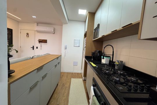 Cozinha de apartamento para alugar com 2 quartos, 50m² em Vila Osasco, Osasco